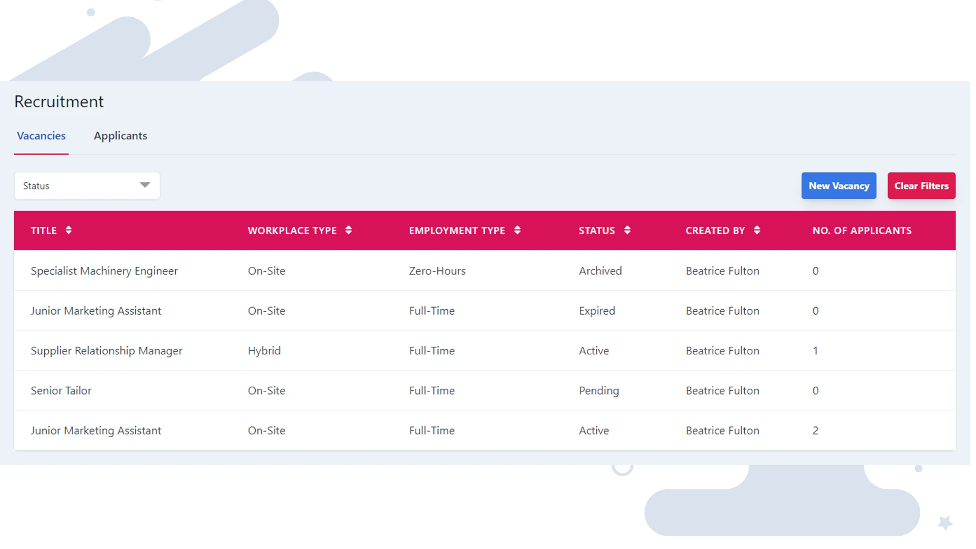 PolarHR vacancies. Vacancies list.